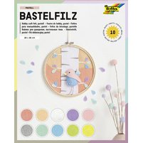 Feutrine de bricolage, 200 x 300 mm, 150 g/m2, pastel