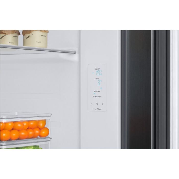 Samsung Side-by-Side RS6GA884CB1/EG Black Steel - Festwasseranschluss