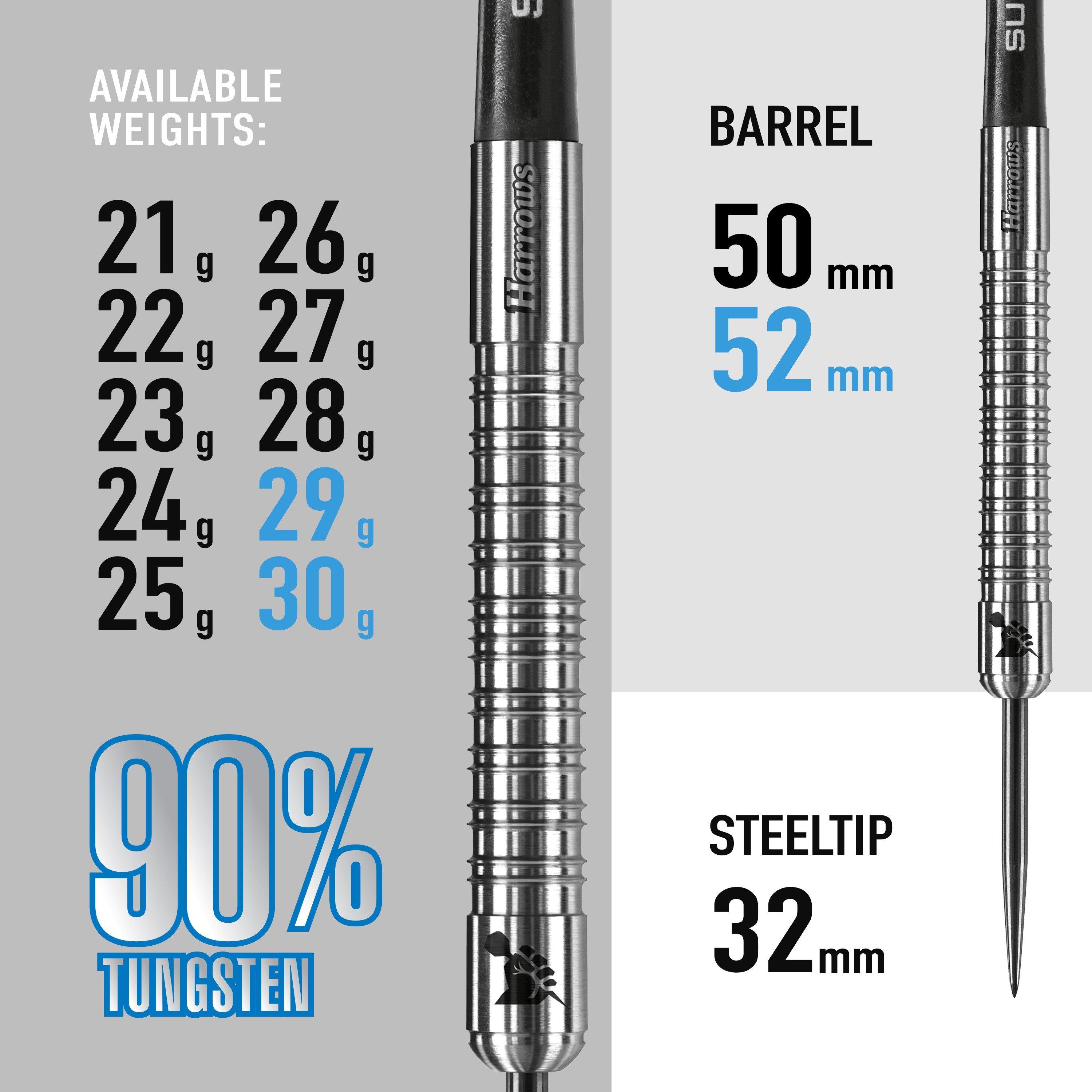 Harrows Darts Supergrip Tungsten Darts