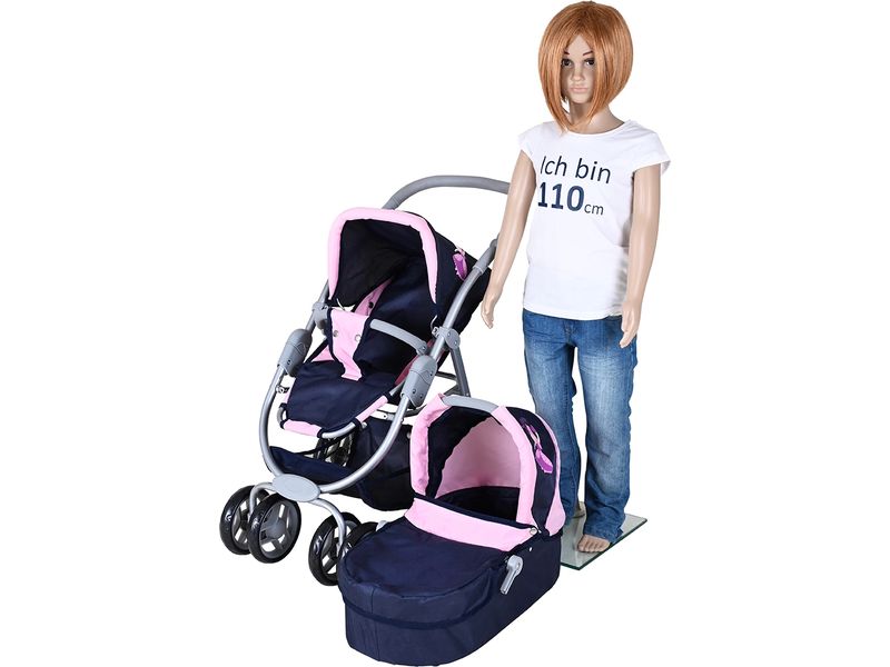 Knorrtoys Puppenbuggy Coco Princess Blue Puppenwagen