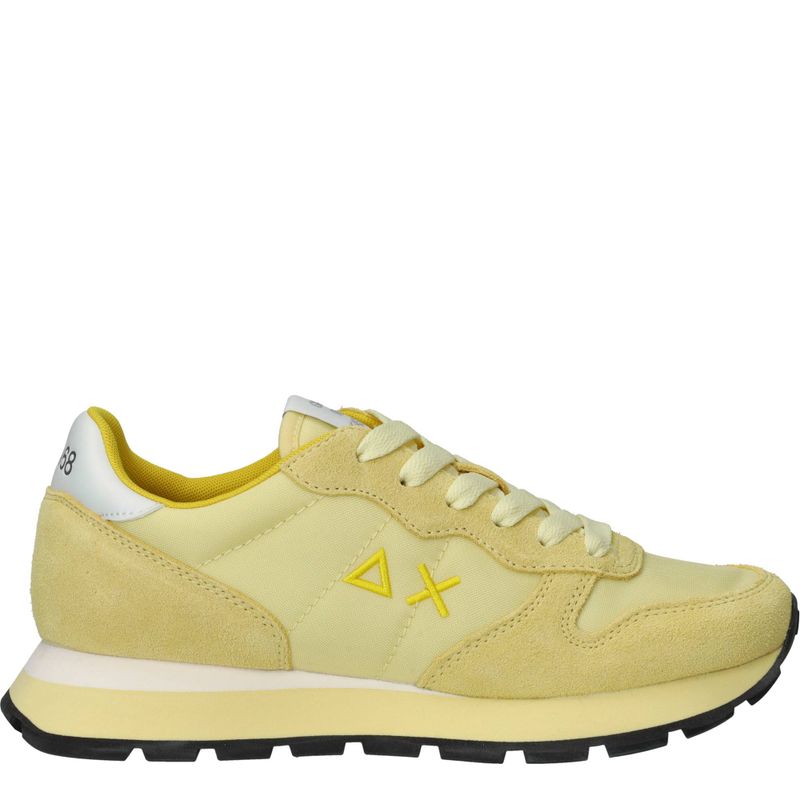 Sun 68 Ally Solid Nylon Sneakers Geel Dames