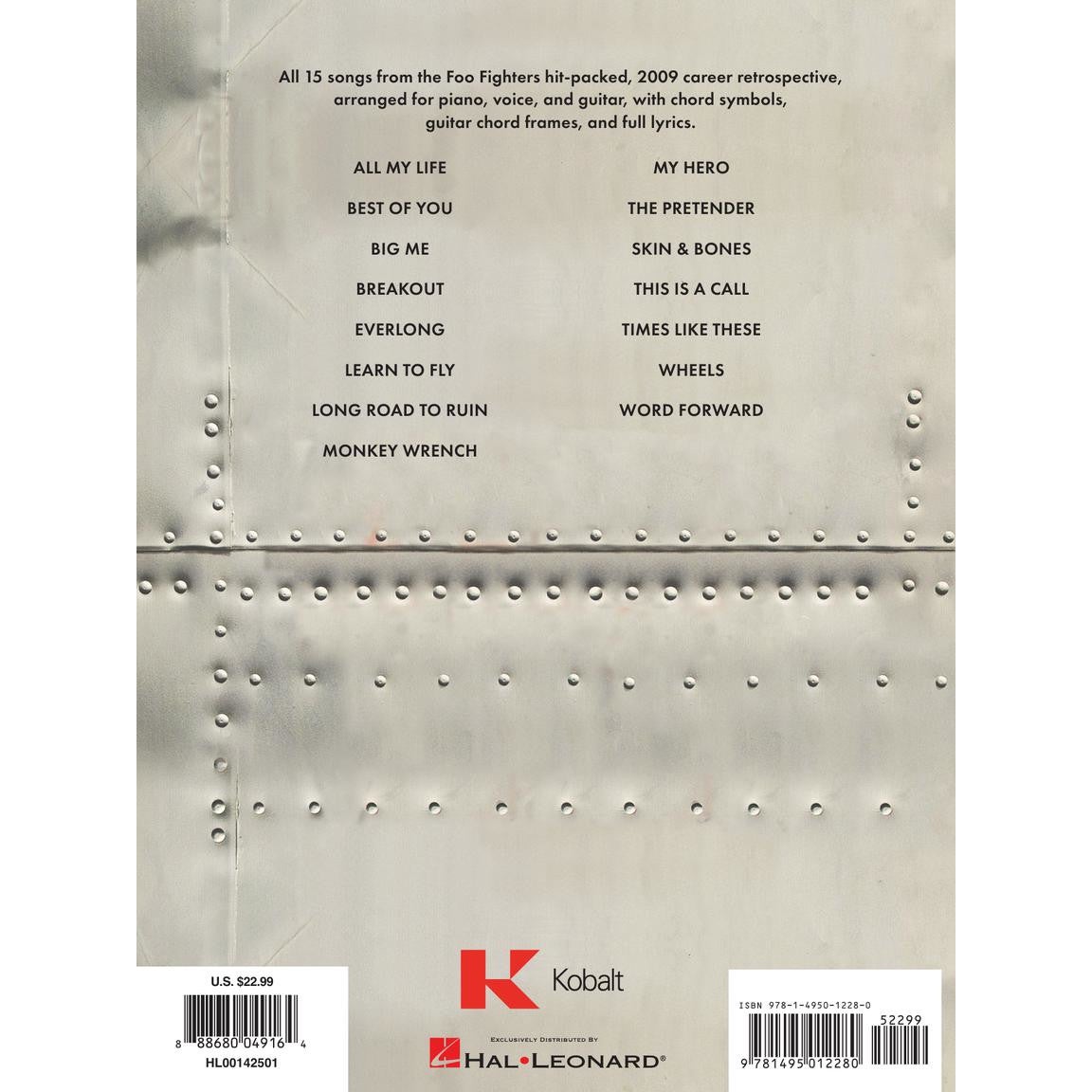 Hal Leonard Foo Fighters Greatest Hits voor piano, zang en gitaar