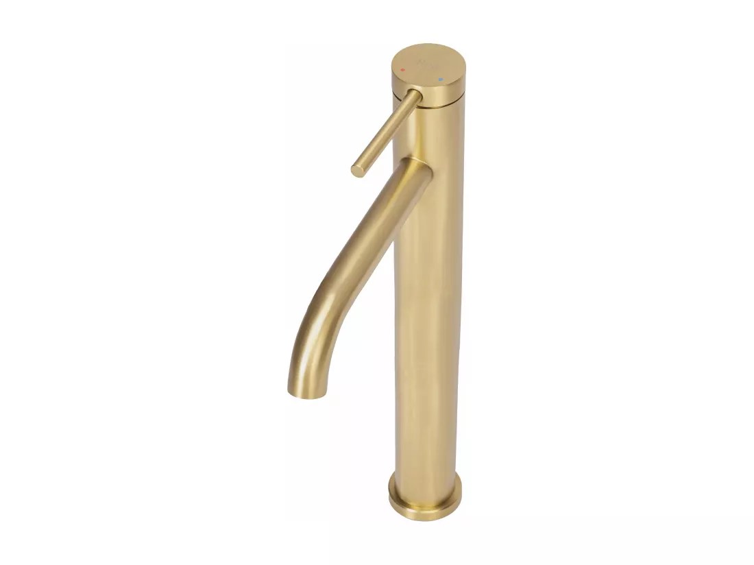 Robinet De Lavabo Rea Js-B311-1Bg Clif High Brush Gold