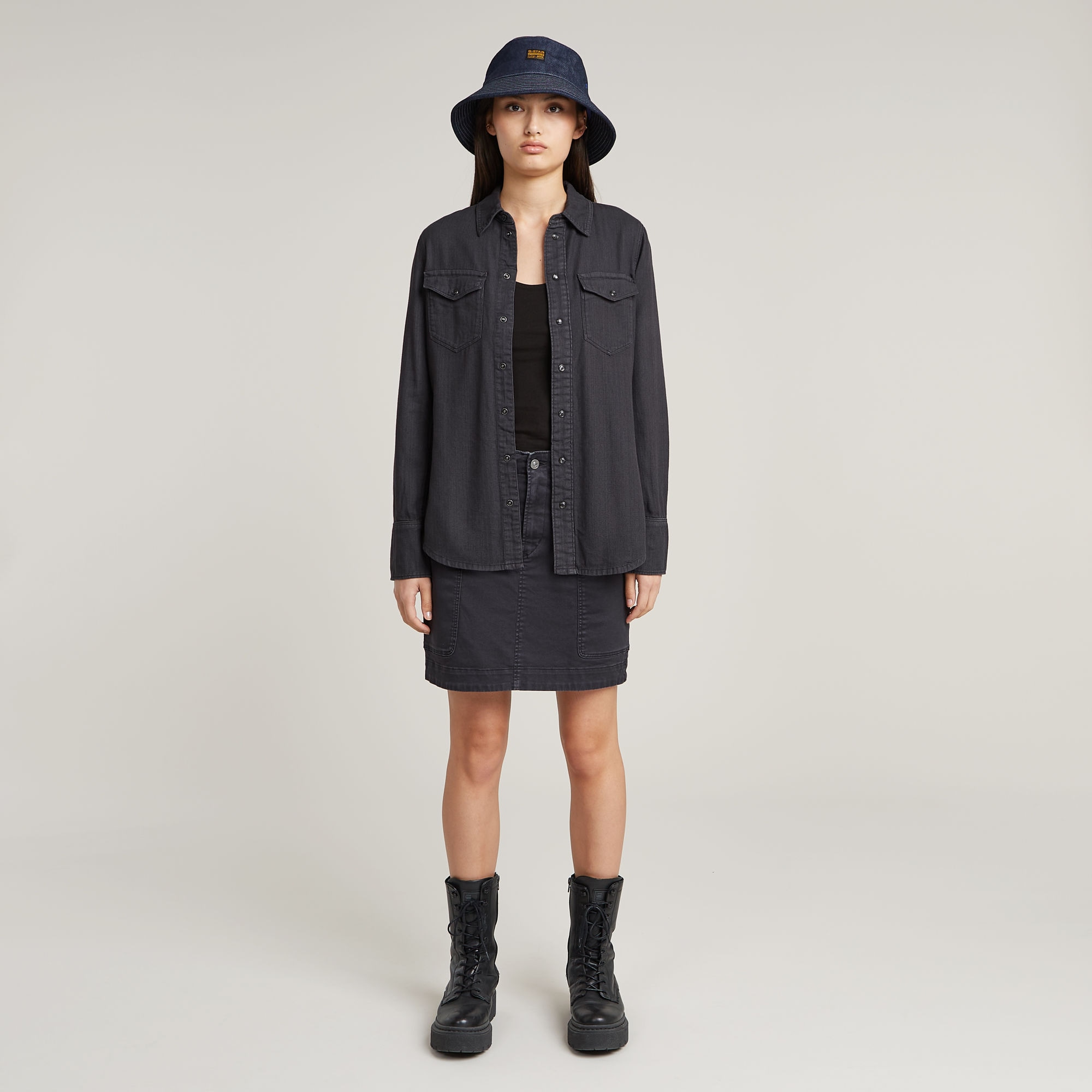 G-STAR Minirock »Cargo Mini Skirt«, mit aufgesetzten Taschen