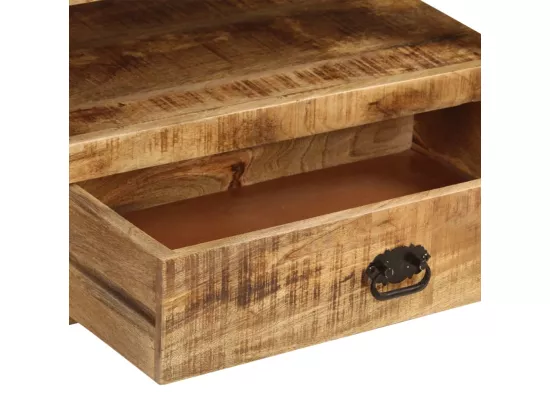 Meuble TV 120x35x45 cm Bois solide de manguier