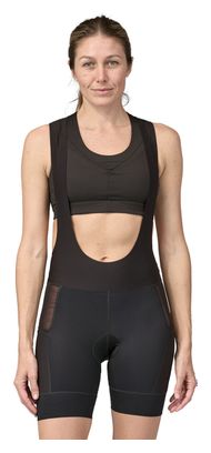 Cuissard Court à Bretelles Femme Patagonia Dirt Roamer Liner Noir