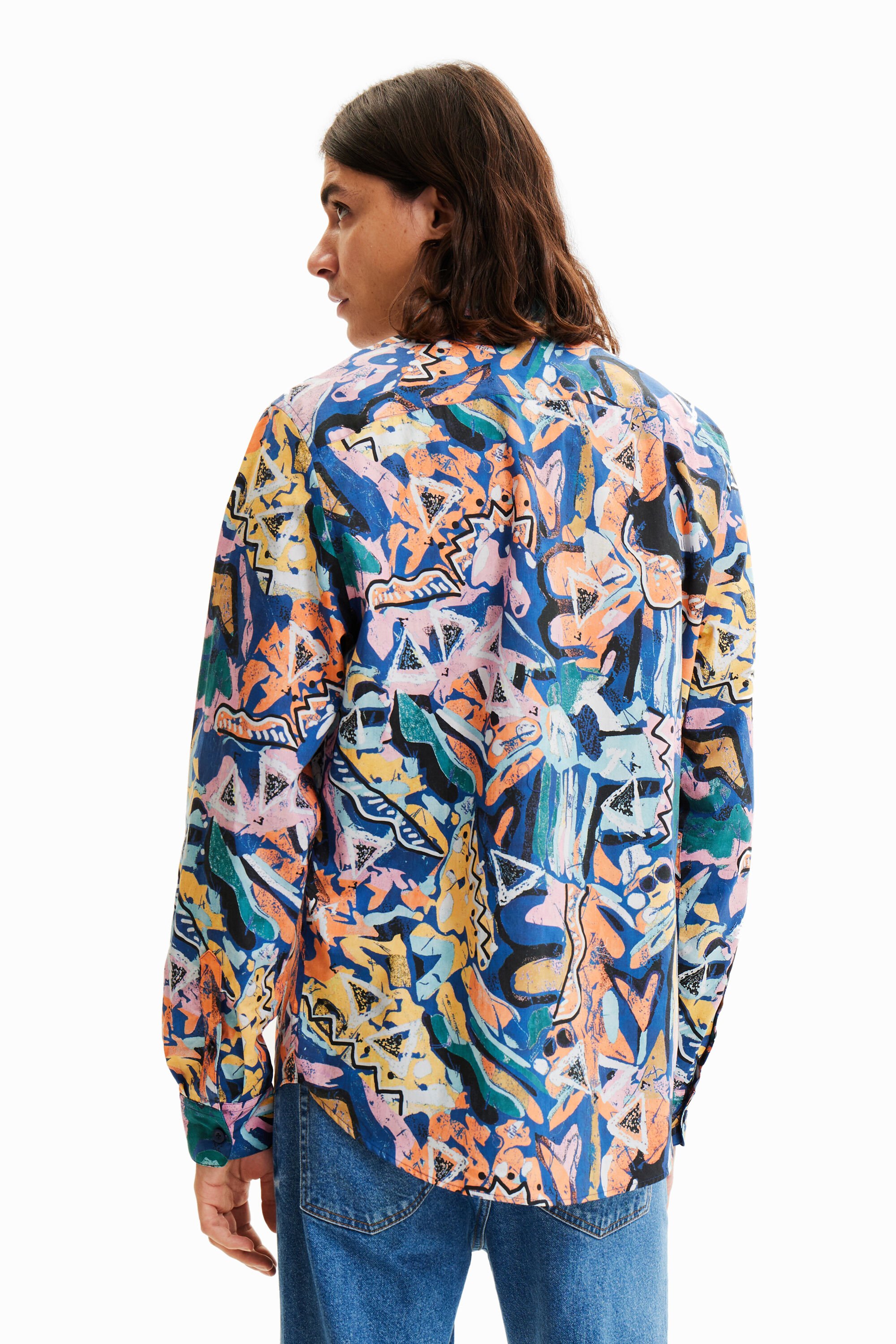 Chemise arty manches longues