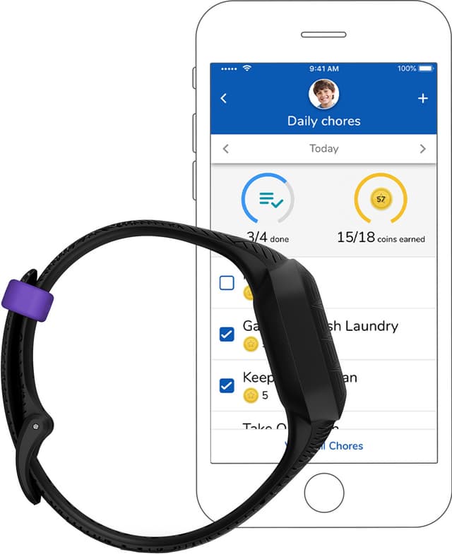 Garmin Vivofit Jr. 3 aktivitetsmåler til børn (Black Panther)