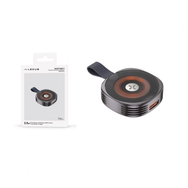 Carregador Portátil Magnetico Watkey Lekus para Apple Watch 42mm White