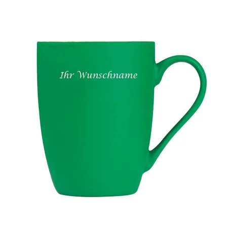 Macma Kaffeetasse aus Porzellan, 300 ml, grün