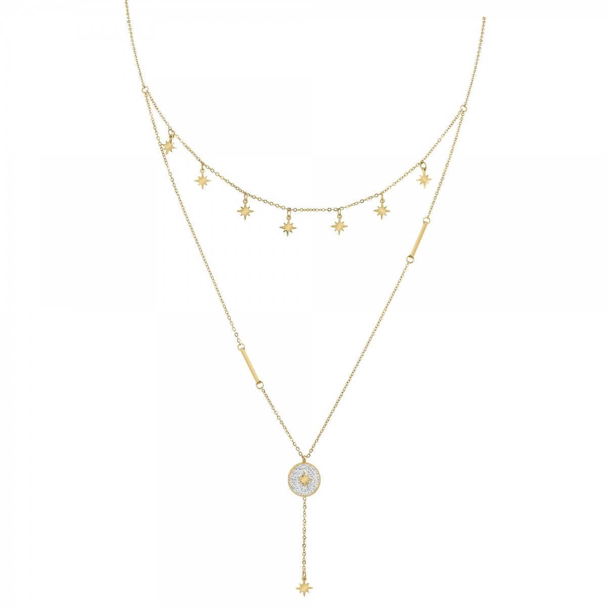 Collier SC Bohème orné de Cristaux scintillants