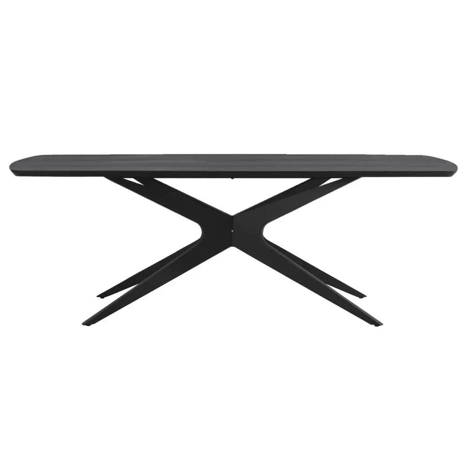 Eettafel Suzanne - zwart - 220x100 cm