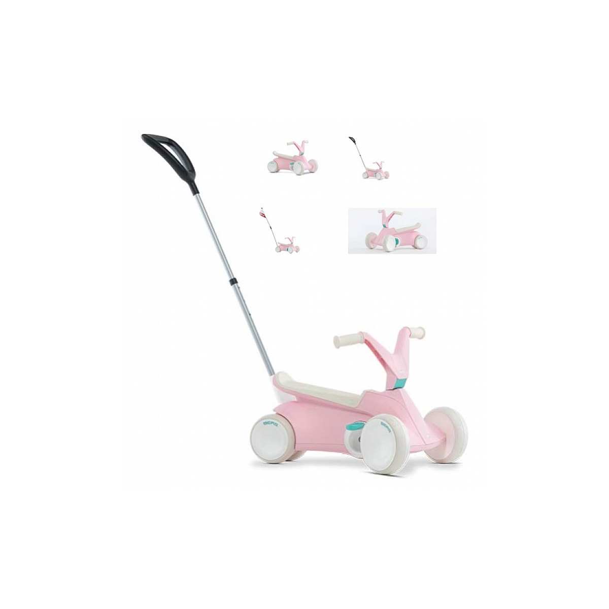 Kart à pédales go2 rose