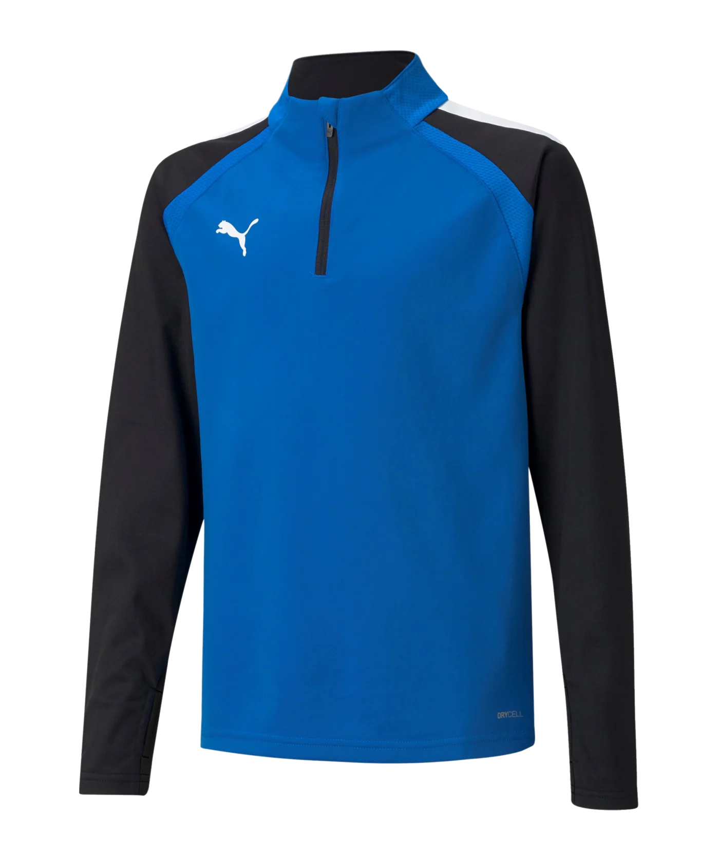 PUMA teamLIGA HalfZip Sweatshirt Kids Blau F02