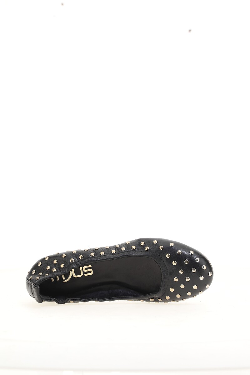 Sapatilhas de ballet MJUS em couro com tachas