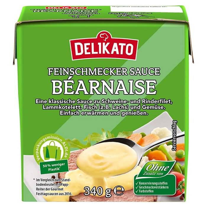 DELIKATO Feinschmecker Sauce 300 ml, Bernaise
