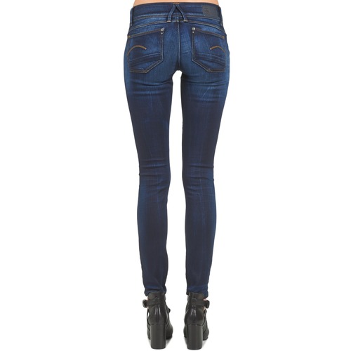 G-Star Raw - LYNN MID SKINNY - Bleu