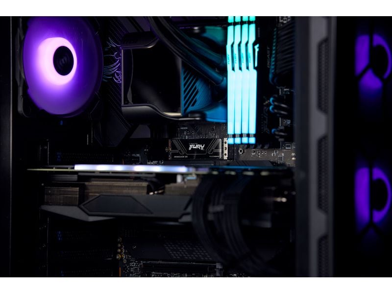 Kingston SSD FURY Renegade M.2 2280, NVMe M.2 NVMe 1024 GB Interne Gaming Solid-State-Drive mit Heatsink und 1024 GB