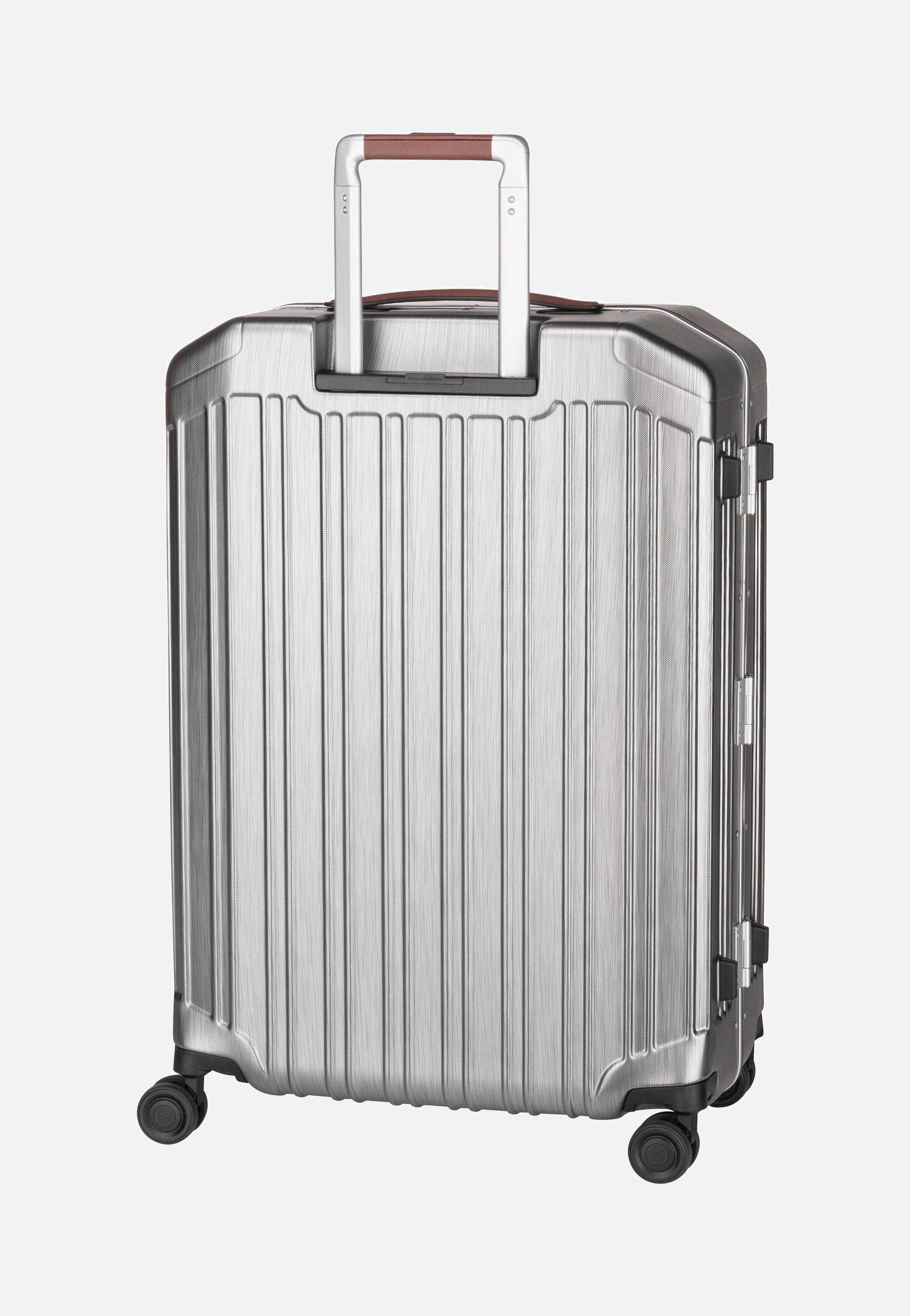 PQ-LM Medium Spinner 4427 Nero-Cuoio - Koffer