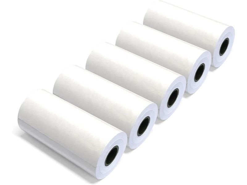 Kidywolf Thermopapier zu Sofortbildkamera 5 Rollen Hochwertige Thermopapierrollen