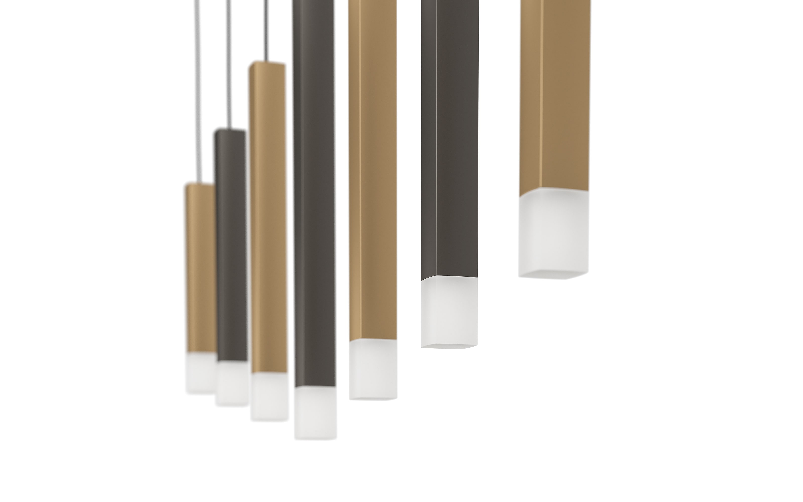 LED-Pendelleuchte ESTANTERIOS, schwarz/braun, inkl. Dimmfunktion