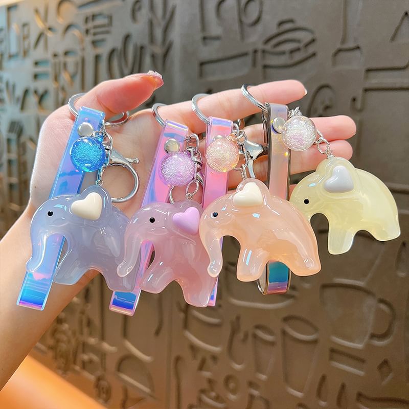 Jenorey - Olifant Acryl Tashanger Sleutelhanger