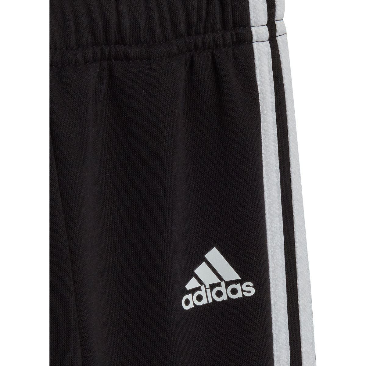 adidas 3-Stripes Full Zip Hood Joggingsæt Børn