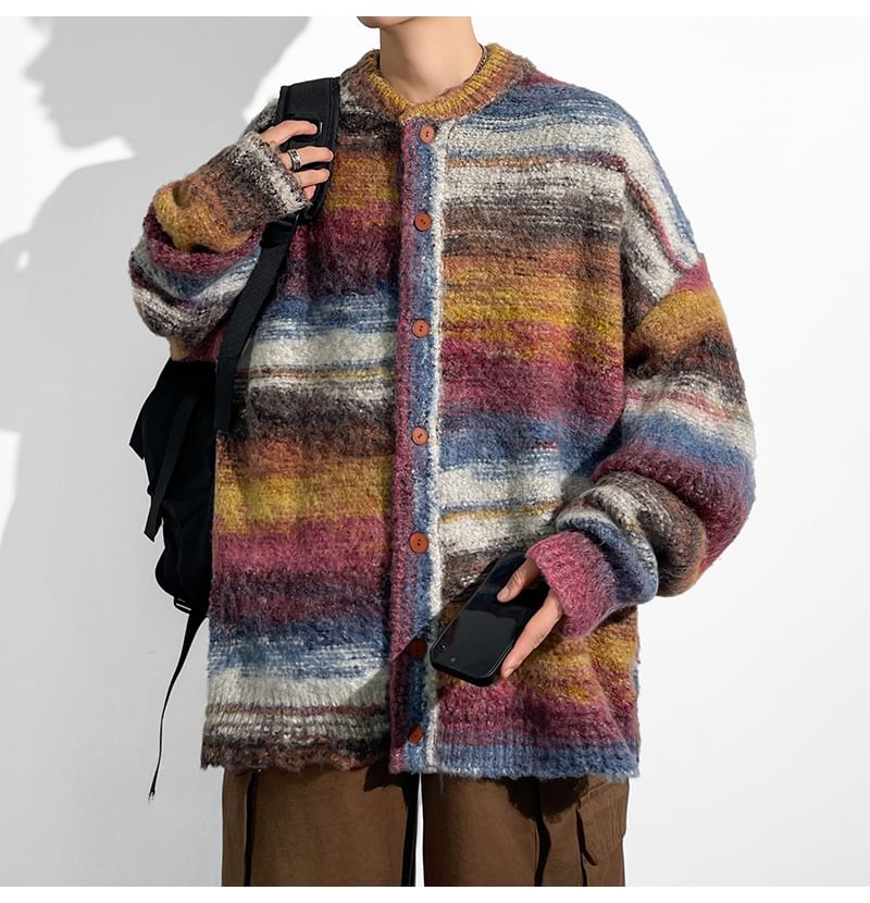 Filmas - Melange Button-Up Cardigan