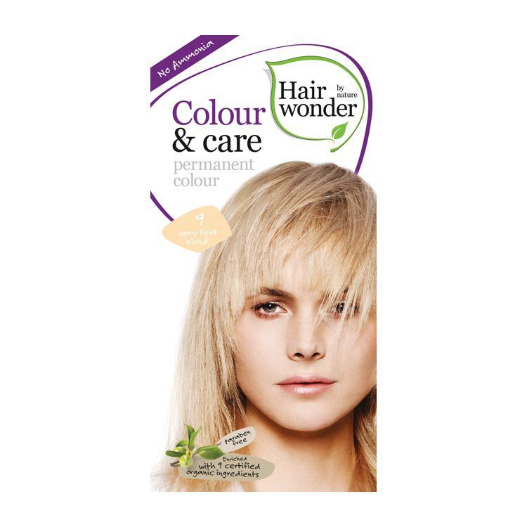 Hairwonder Haarverf Colour & Care Very Light Blond 9 100ml