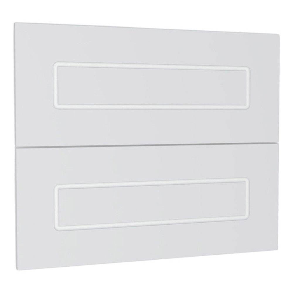 SKUFFEFRONT RIVA FOR SERVANTSKAP AGNES 60CM RAMME HVIT MATT 2STK/PK