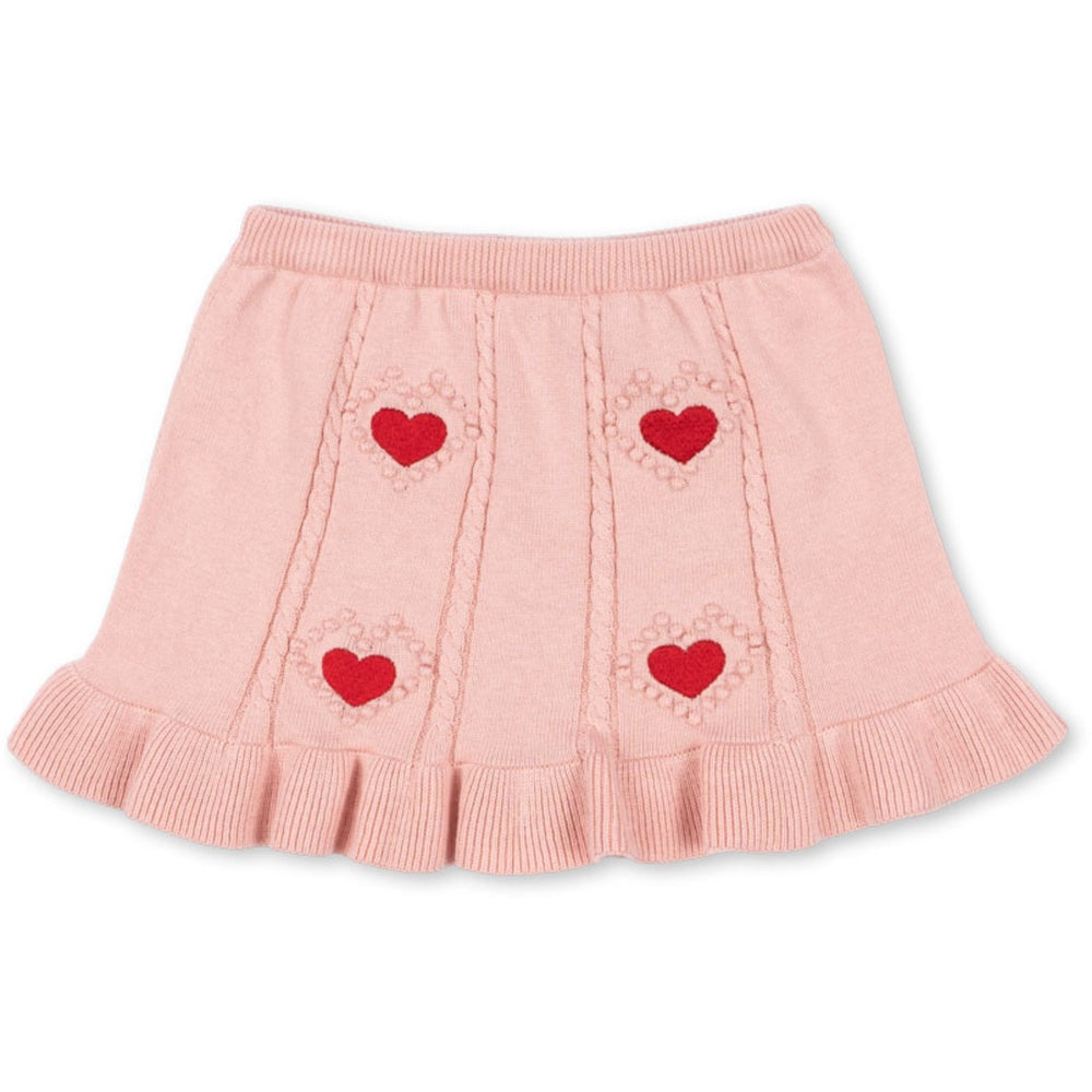 Køb Konges Sløjd Silver Pink Soleil Strik Nederdel GOTS