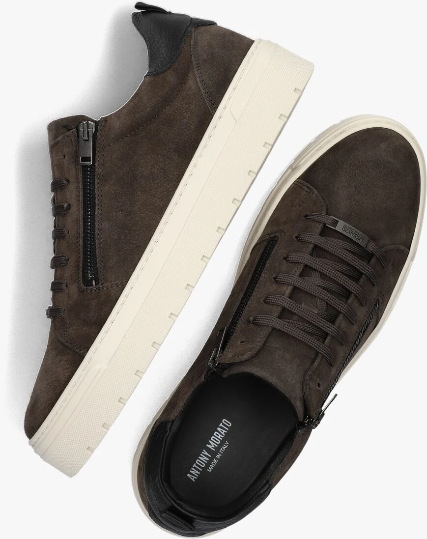 ANTONY MORATO grijze antony morato lage sneakers mmfw01625