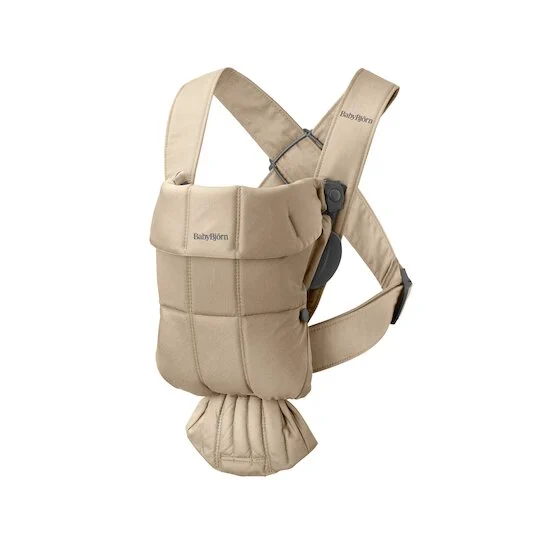 Porte-bébé Mini   Tissé Beige        de               BabyBjörn