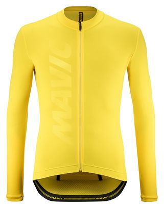 Maillot Manches Longues Mavic Aksium Thermo Jaune