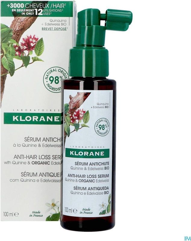 Klorane - Capilaire Serum Quinine - Haaruitval - 100 ml - Natuurlijke ingrediënten