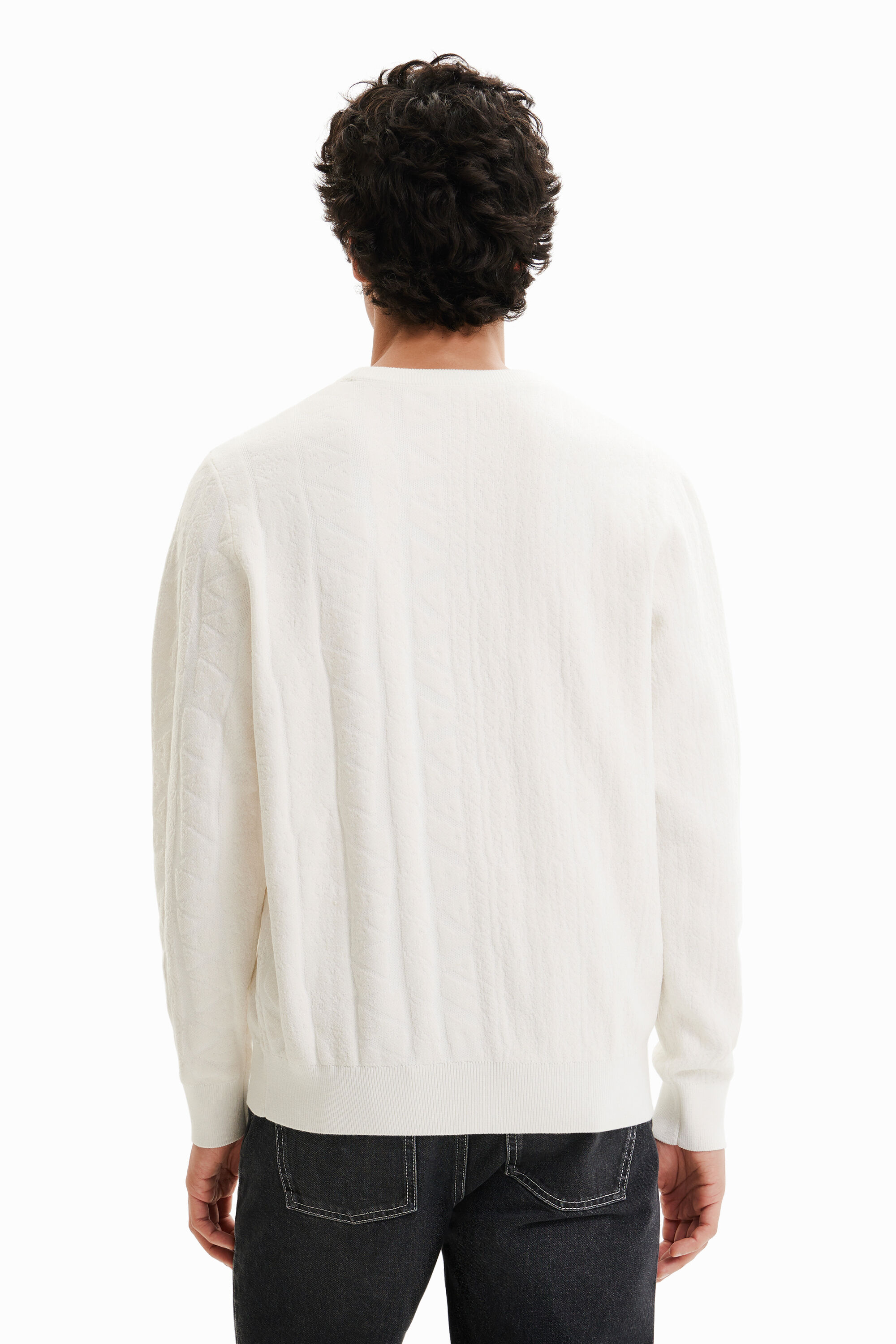Pull motifs jacquard