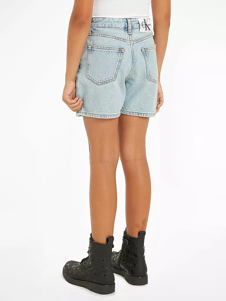 CALVIN KLEIN JEANS Mädchen Jeanshorts  hellblau