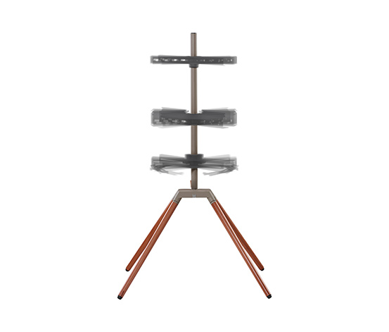 ONE FOR ALL Universal-TV-Ständer »Quadpod WM7475«, Walnut und Gun-Metal 32