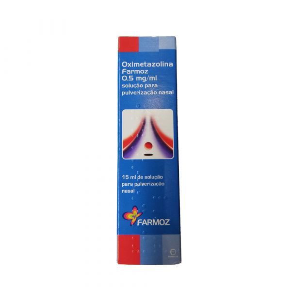 Farmoz Oximetazolina 0.5 mg/ml Pulverização Nasal 15ml