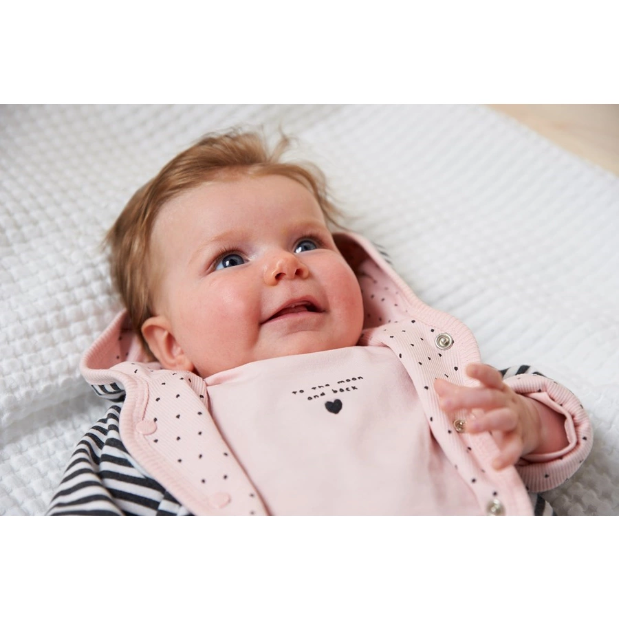 Feetje Wendejacke mit Kapuze Dots anthrazit-melange