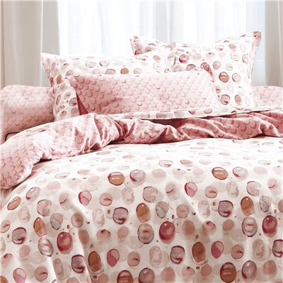Linge de lit motifs poudrés - BECQUET CRÉATION