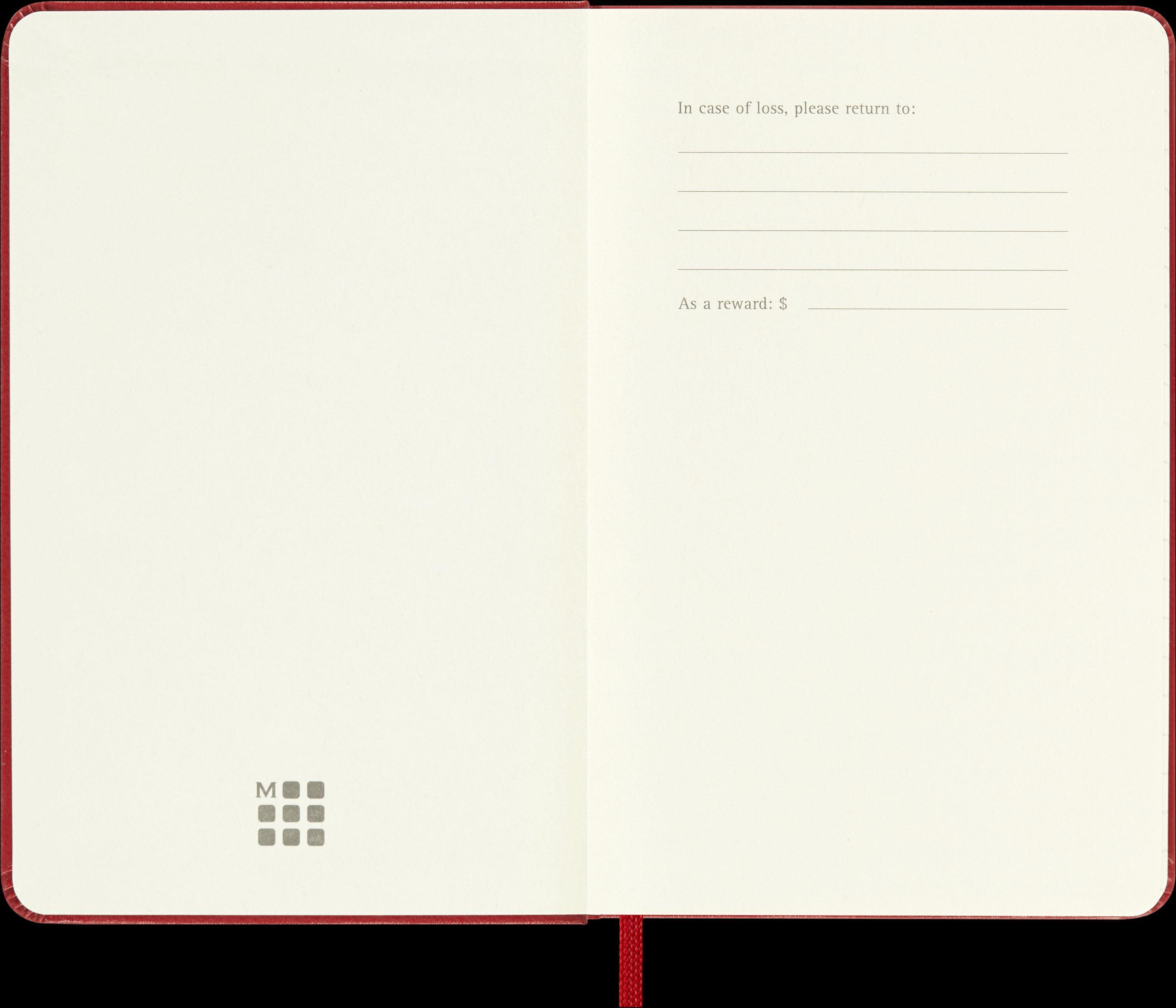Moleskine 18 Monate Wochen Notizkalender 2024/2025, P/A6