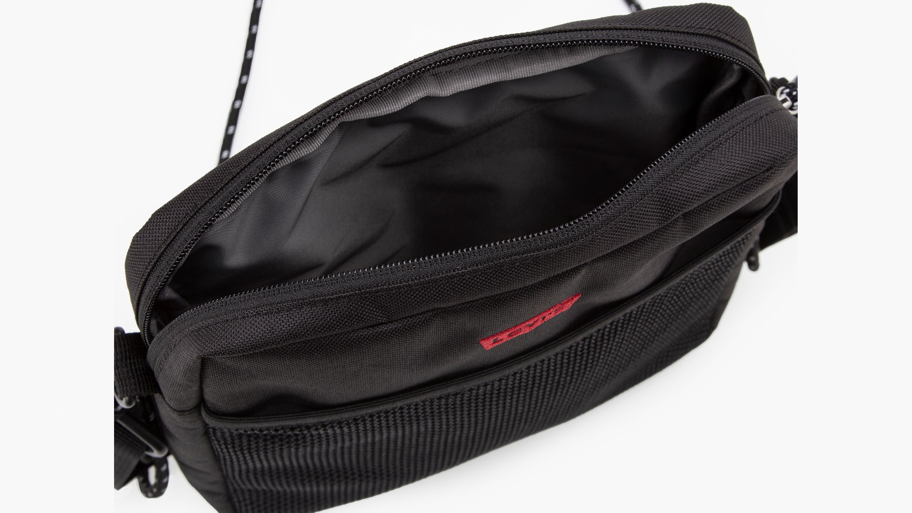 Pochette en bandoulière double sangle - Regular Black - Noir