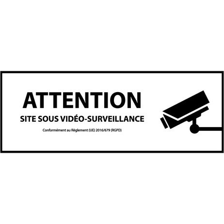 Signalétique de sécurité - Pictogramme Surveillance vidéo