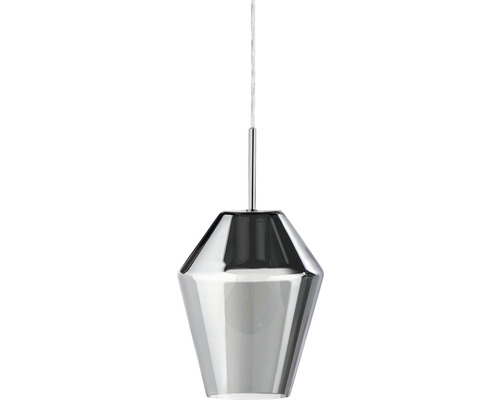 Hanglamp 3-lamps L 77 cm chroom/transparant