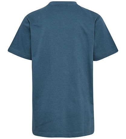 Hummel T-shirt - hmlLeo - Bering Sea