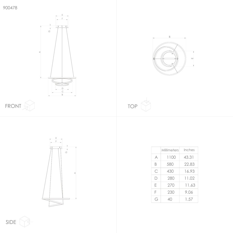 EGLO - Lobinero-Z pendel hvid Ø57 - TW - Zigbee, Bluetooth