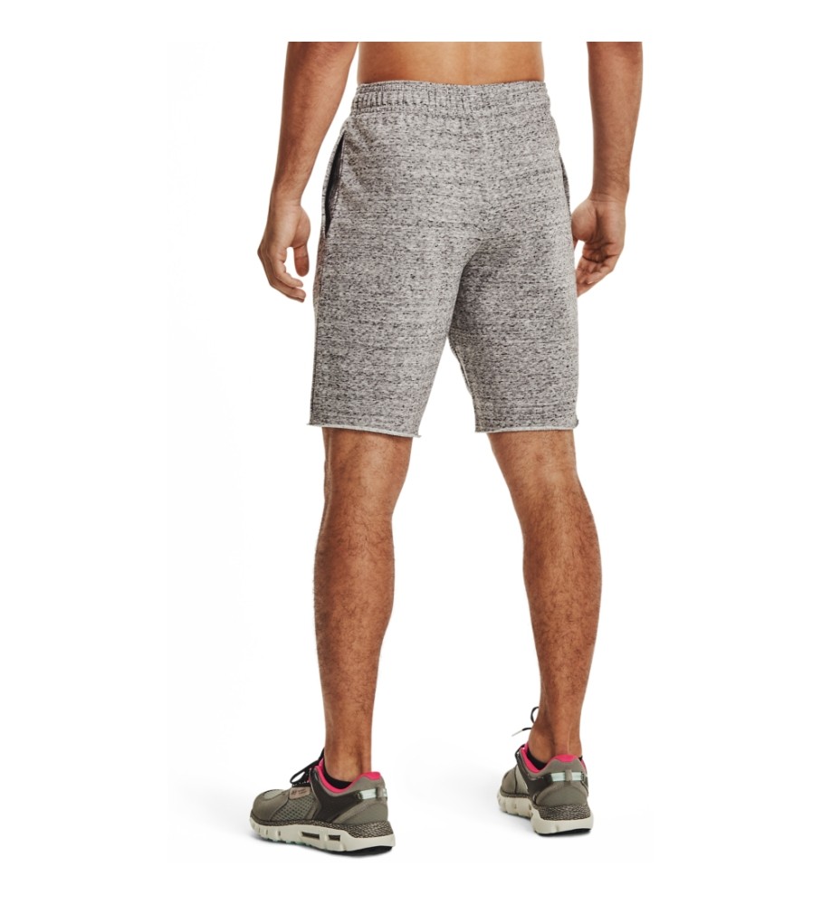 Calções Under Armour UA Rival Terry Cinza Claro