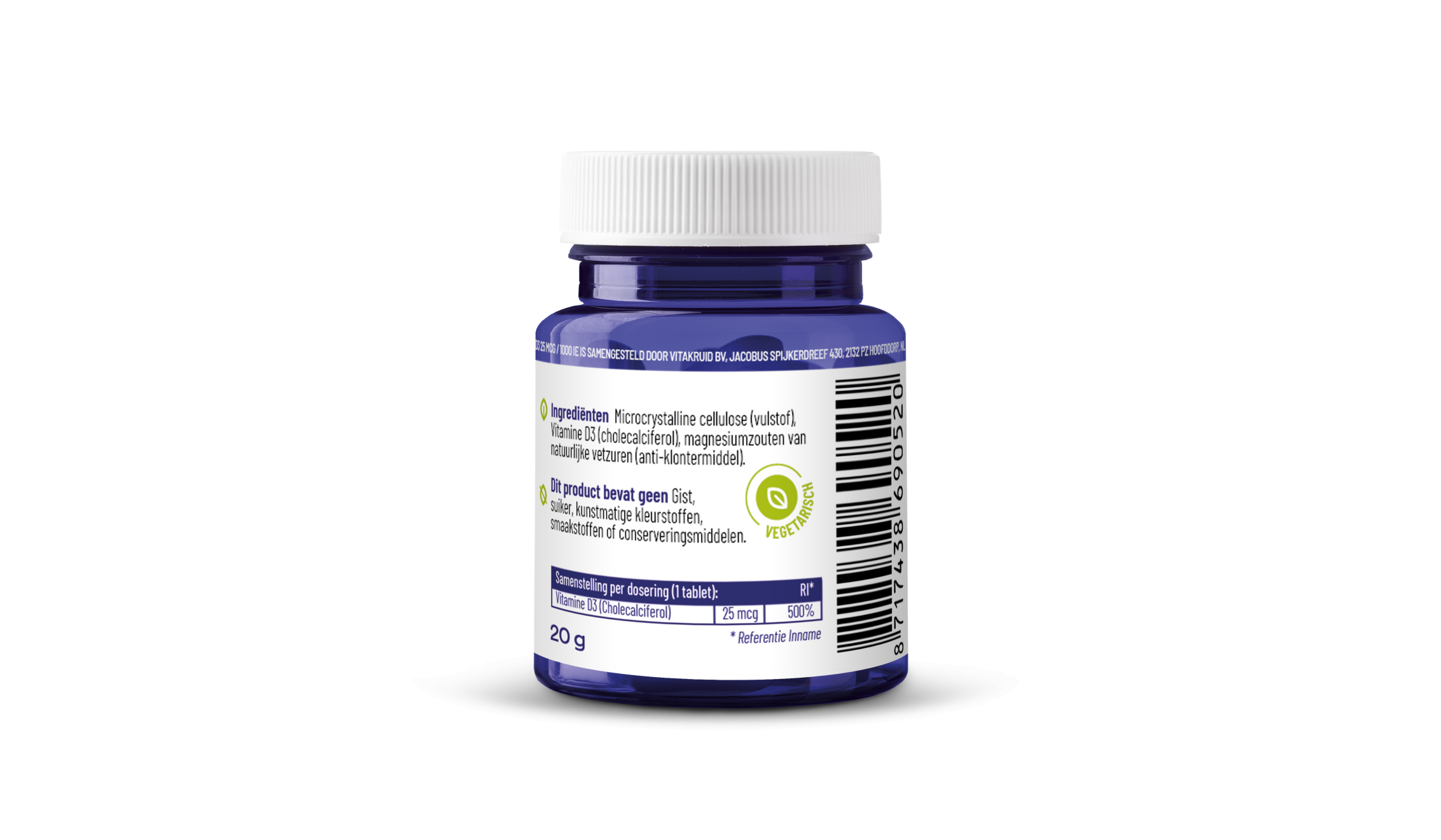 Vitamine D3 - 25 mcg / 1000 IE