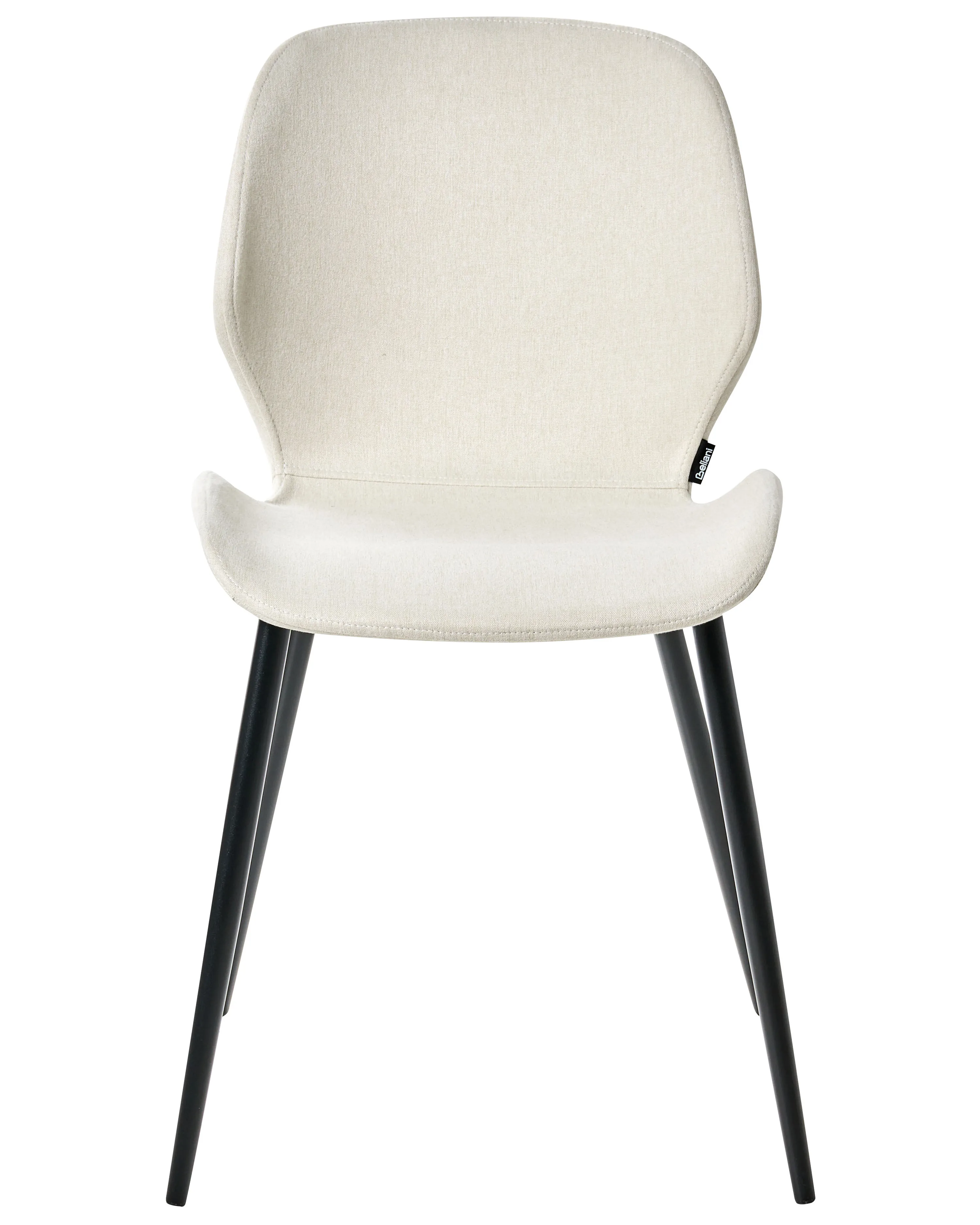 Set van 2 vergaderstoelen HOLLAND Stof Lichtbeige